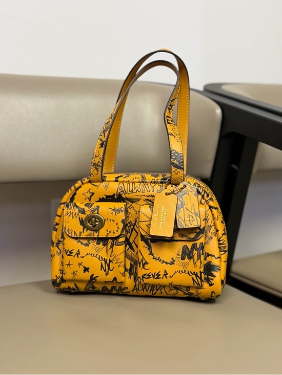 Coach Handbags - Coach Twin Turnlock Graffiti